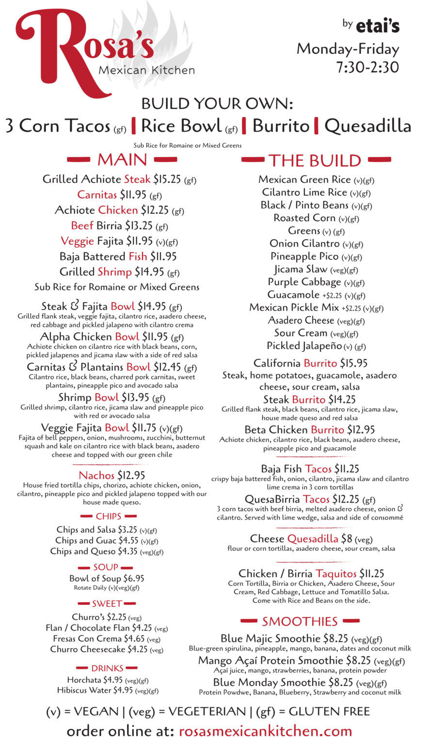 Mexican Restaurant | Aurora, CO | Rosa's Mexican Kitchen